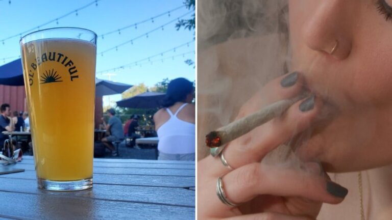 Albertans drinking way less booze than they used to, lead the country in cannabis sales
